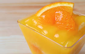 Calda de laranja para doces