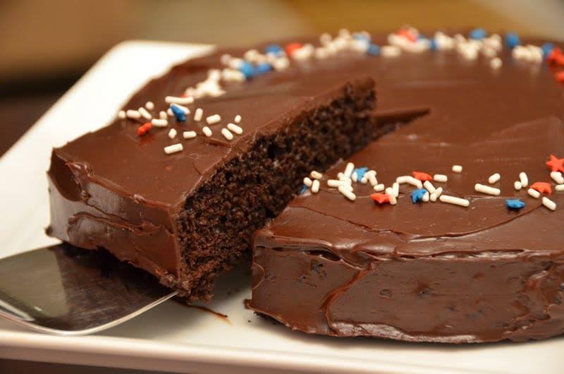 bolo de chocolate simples