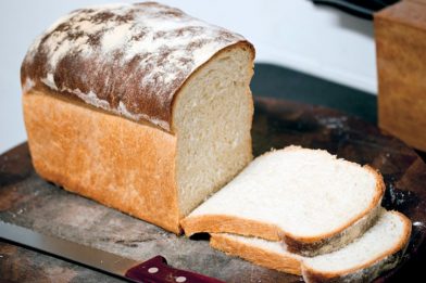 Receita de pão de forma caseiro